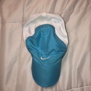 Blue nike running hat